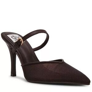 Dolce Vita Dark Brown Heeled Mules